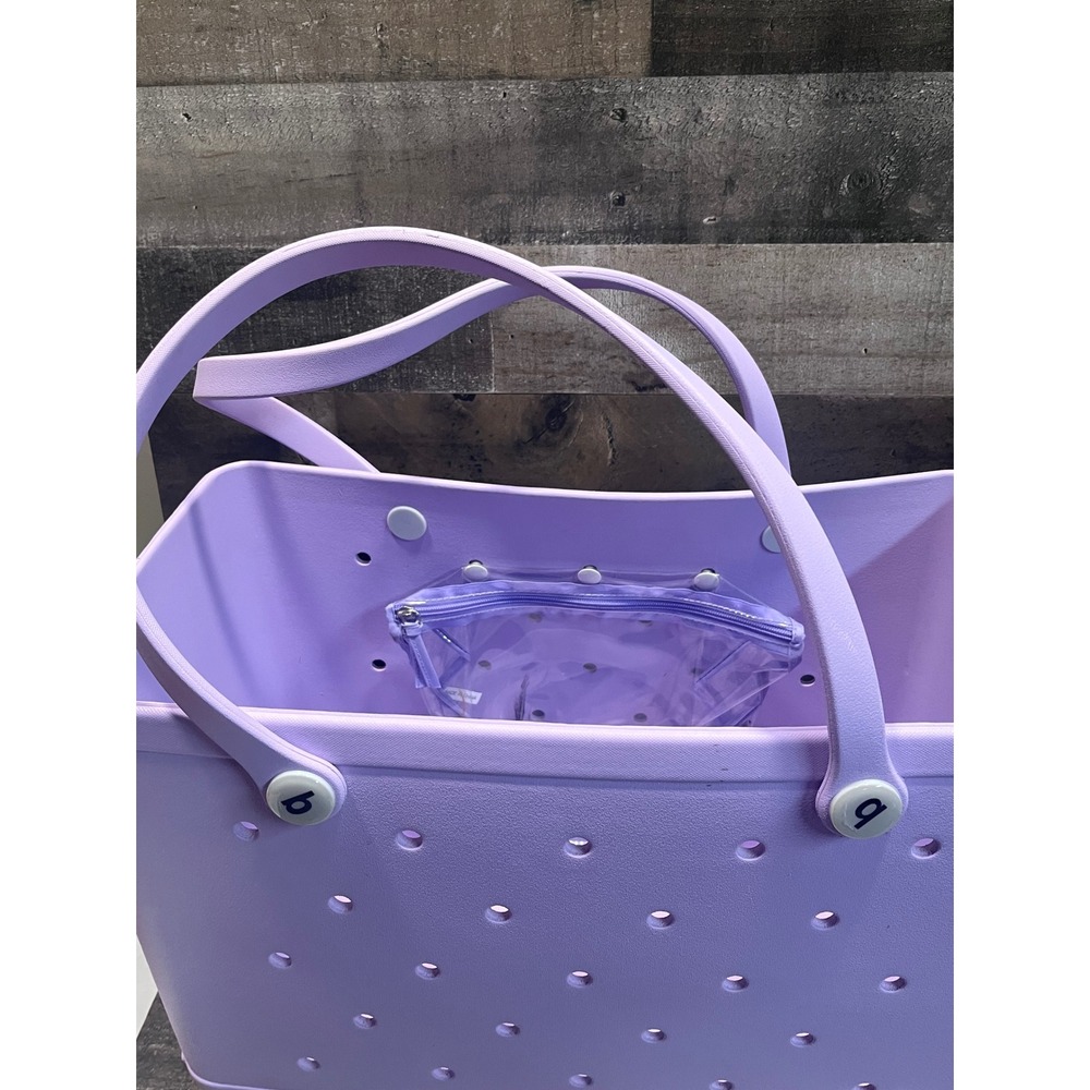 Bogg Bag Baby Bogg Tote Lilac Purple Waterproof Washable Small Beach Bag EX4408 - Picture 2 of 8
